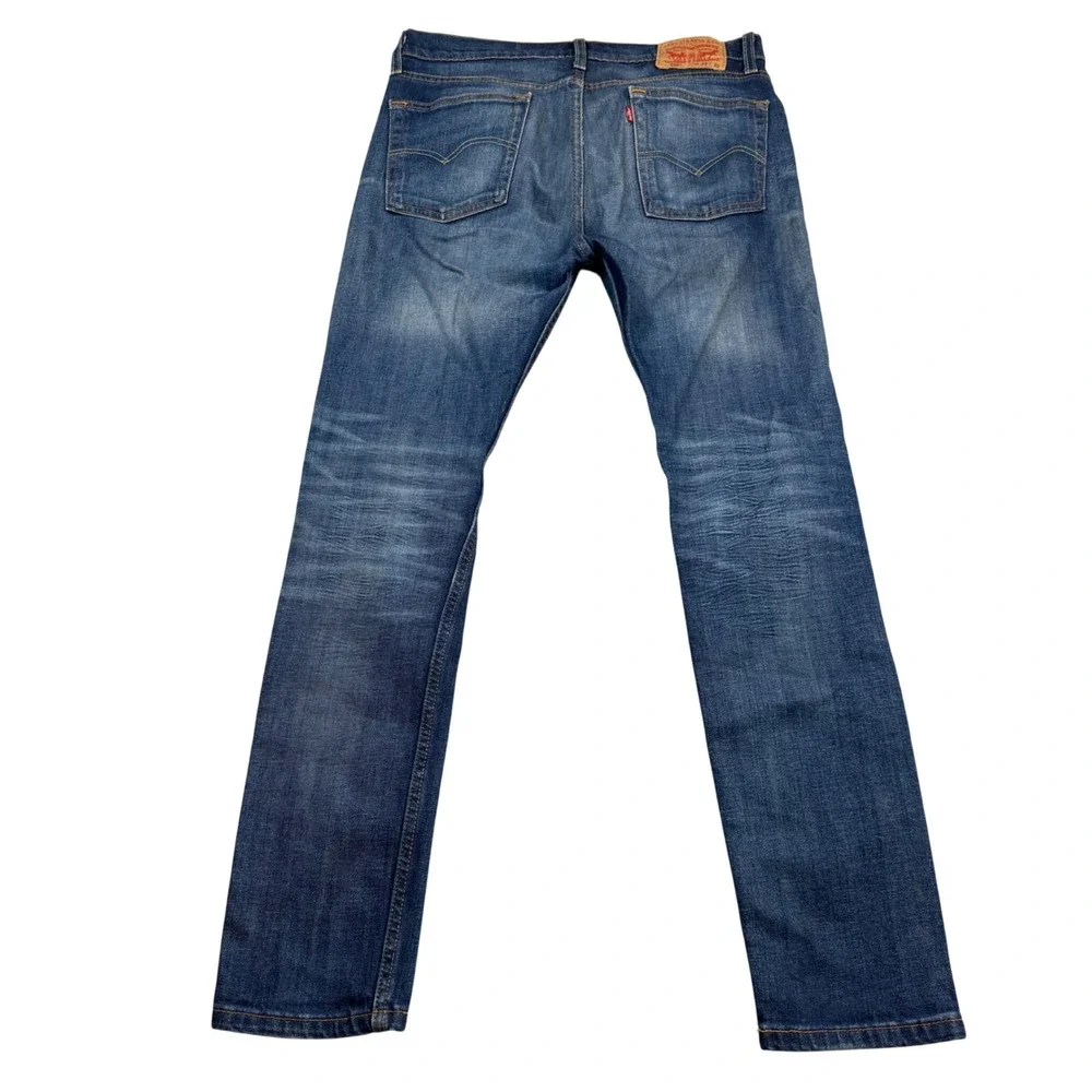 Levis 510 Skinny Fit Jeans Mens 33x32 Medium Wash Blue Denim 05510-0719
